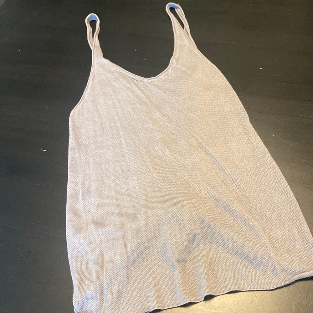 RARE never worn, Lululemon tie back sweater tank. Sz S